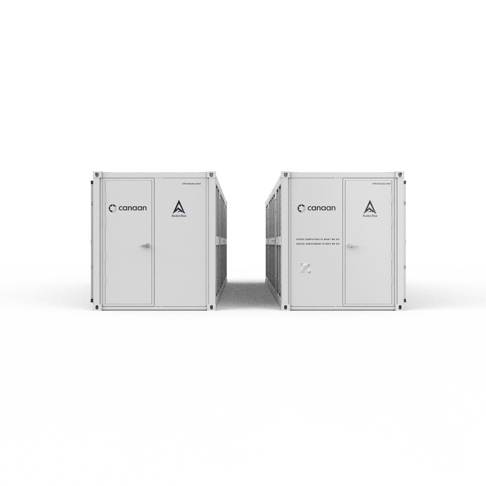 Canaan Avalon Air - cooling Mining Box - 40ft - CE - ASIC MINERS